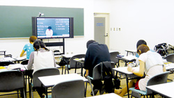 大原学園の遠隔授業