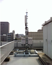 試験運用に用いられている3G/LTE共用基地局