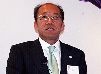 ノキアシーメンスネットワークス 代表取締役社長の小津泰史氏